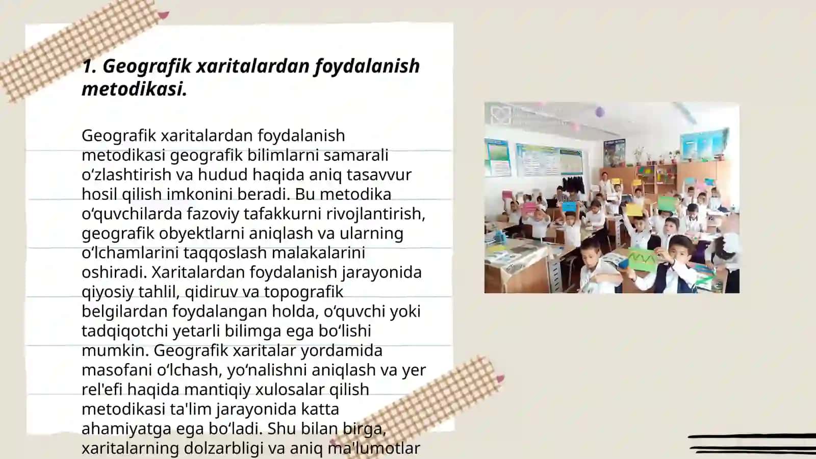 Geografiya darslarida amaliy mashg'ulotlardan foydalanish metodikasi 3