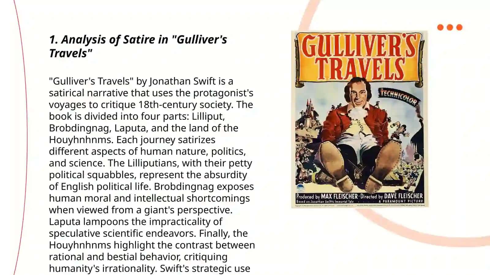 Gulliver's Travels Analysis 3