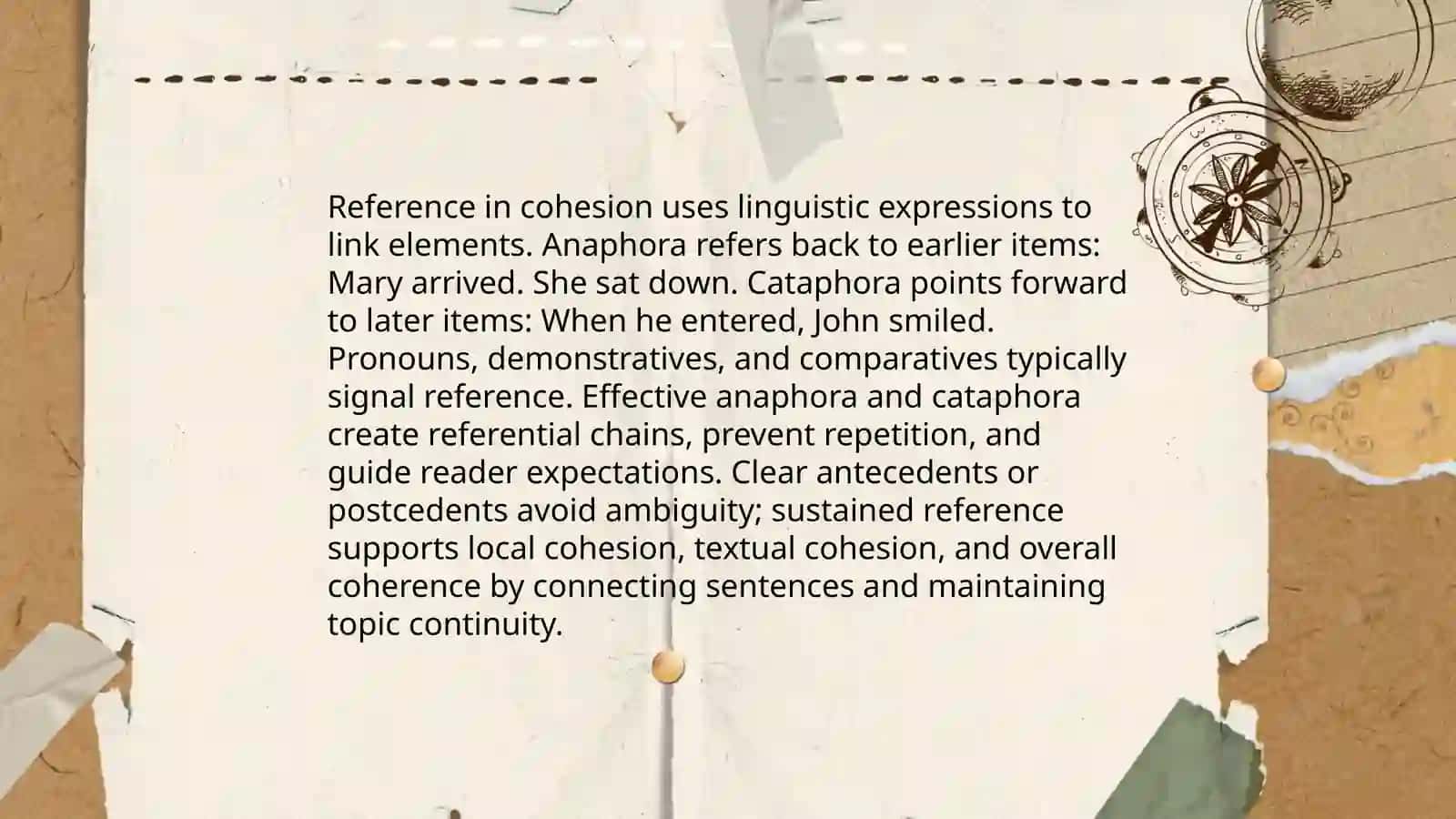 Creating cohesion in texts 3