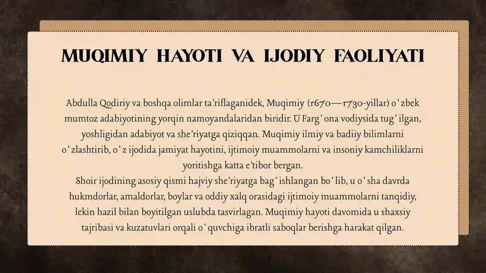 MUQIMIY HAJVIYOTI 3