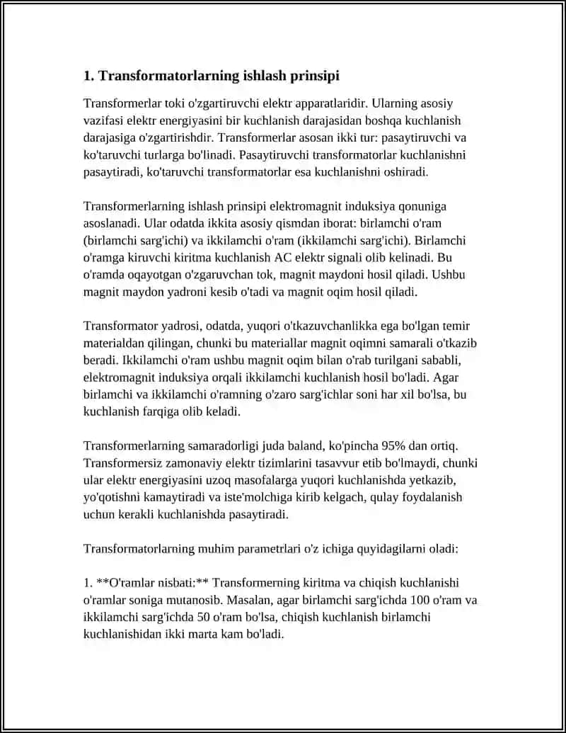 TRANSFORMATORLAR 3