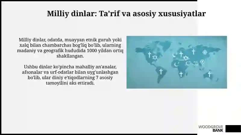 Milliy dinlar 3
