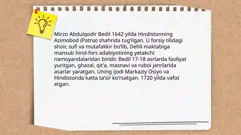 Mirzo Abdulqodir Bedil 3