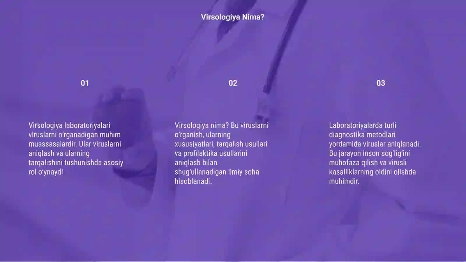 Virsologiya labaratoriyalari 3