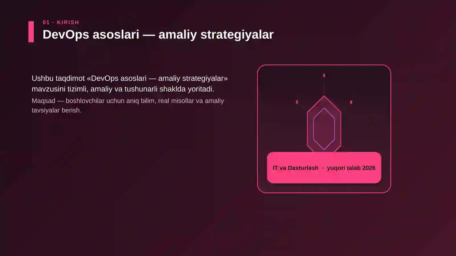 DevOps asoslari — amaliy strategiyalar 3