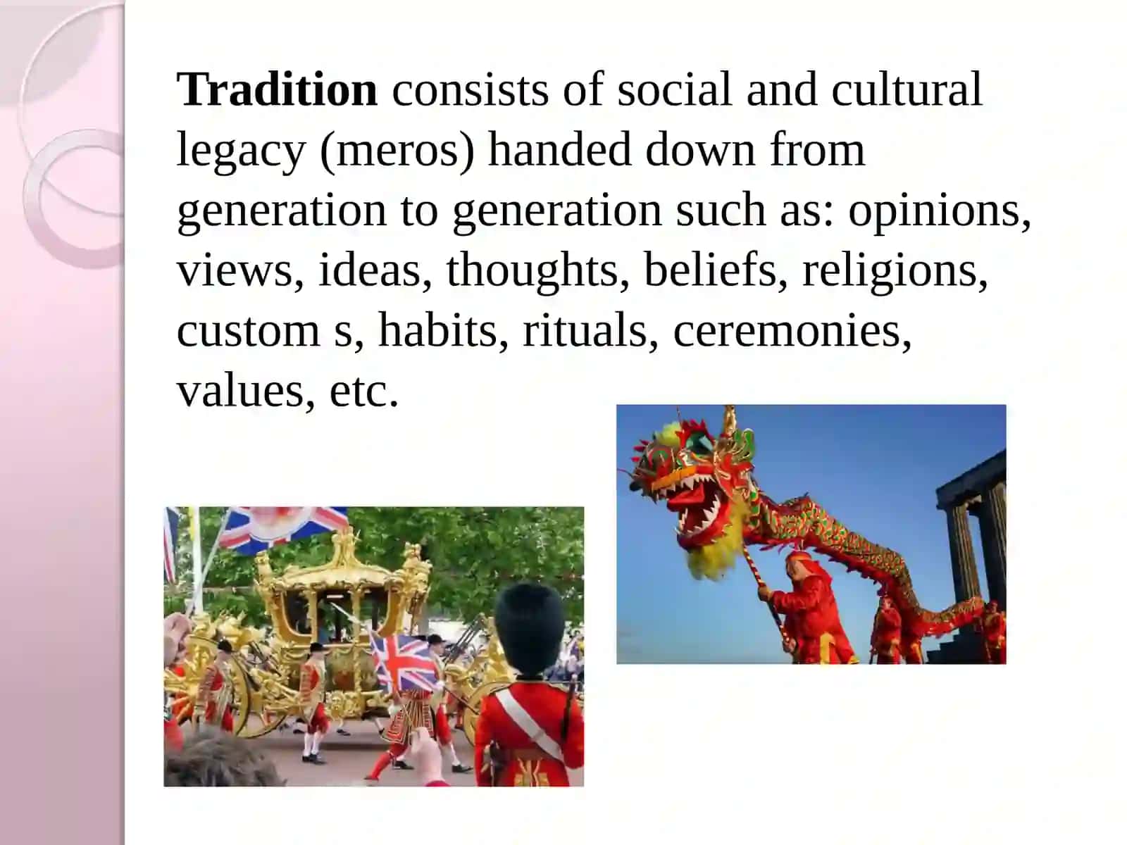 Lesson 1. National Traditions.Word order 3