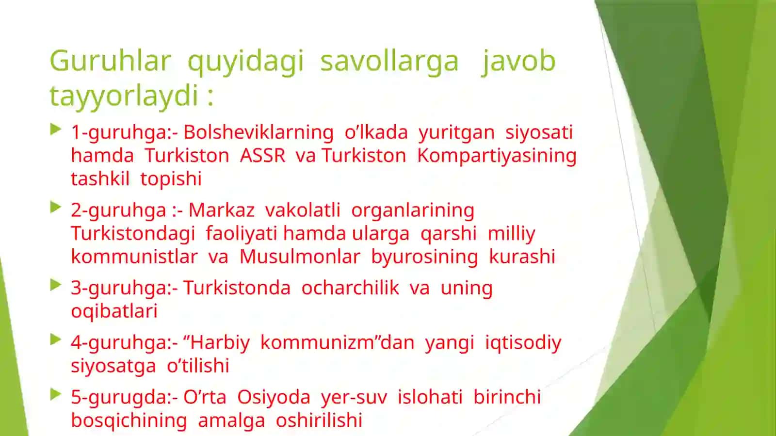 10-sinf O’zbekiston tarixi 4-Dars 3