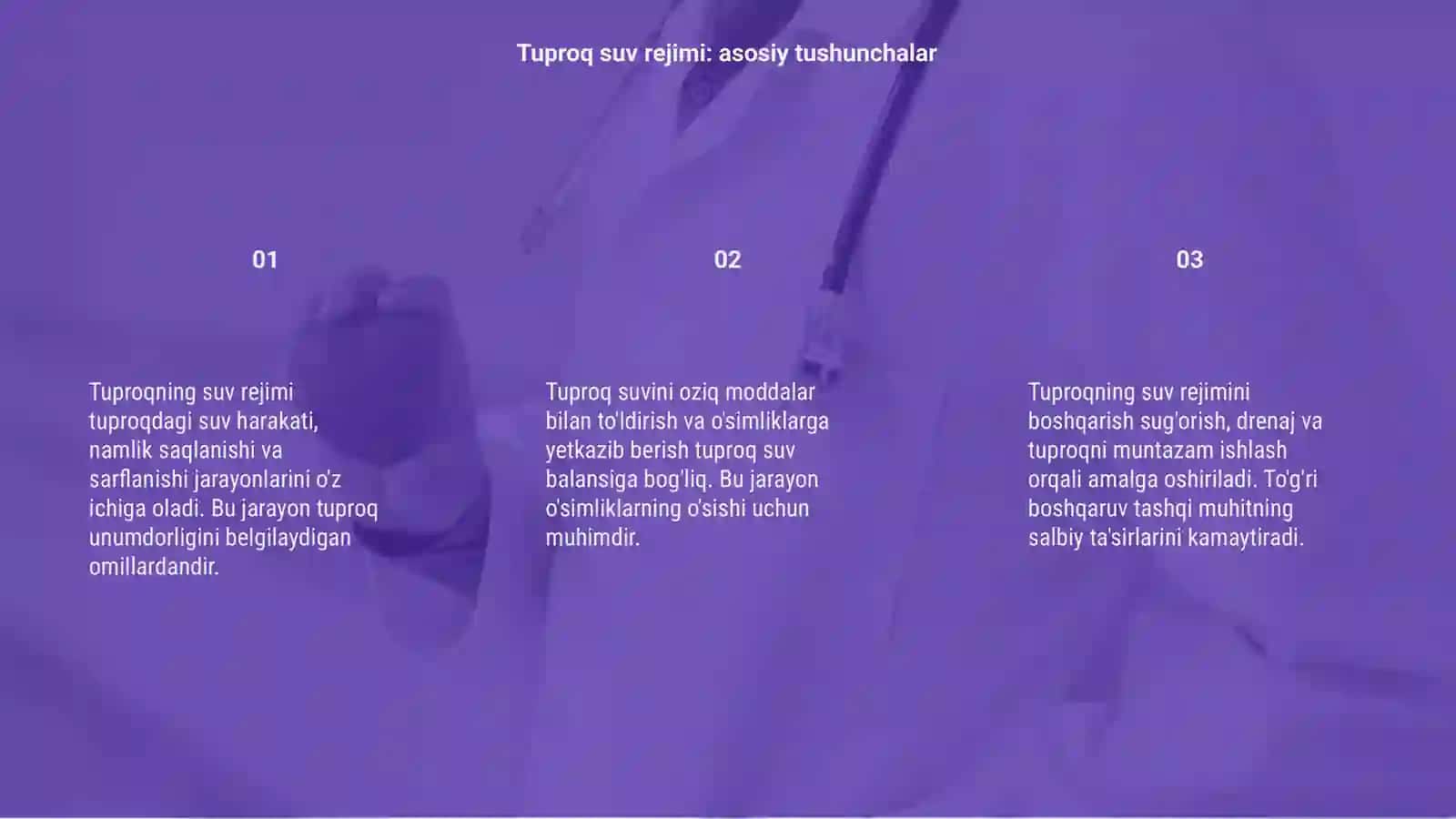 Tuproqning suv rejimi 3