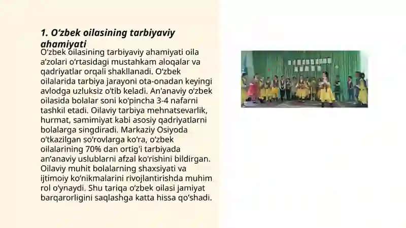 Oʻzbek oilasi 3