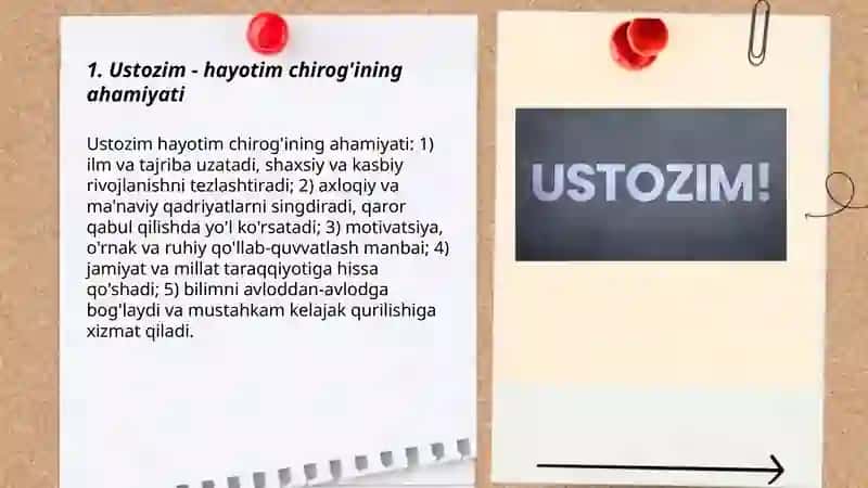 Ustozim - hayotim chirog'i 3