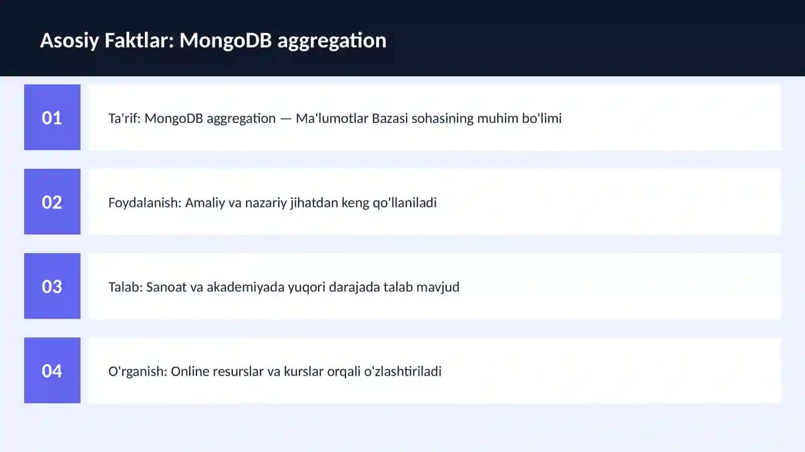 MongoDB aggregation 3