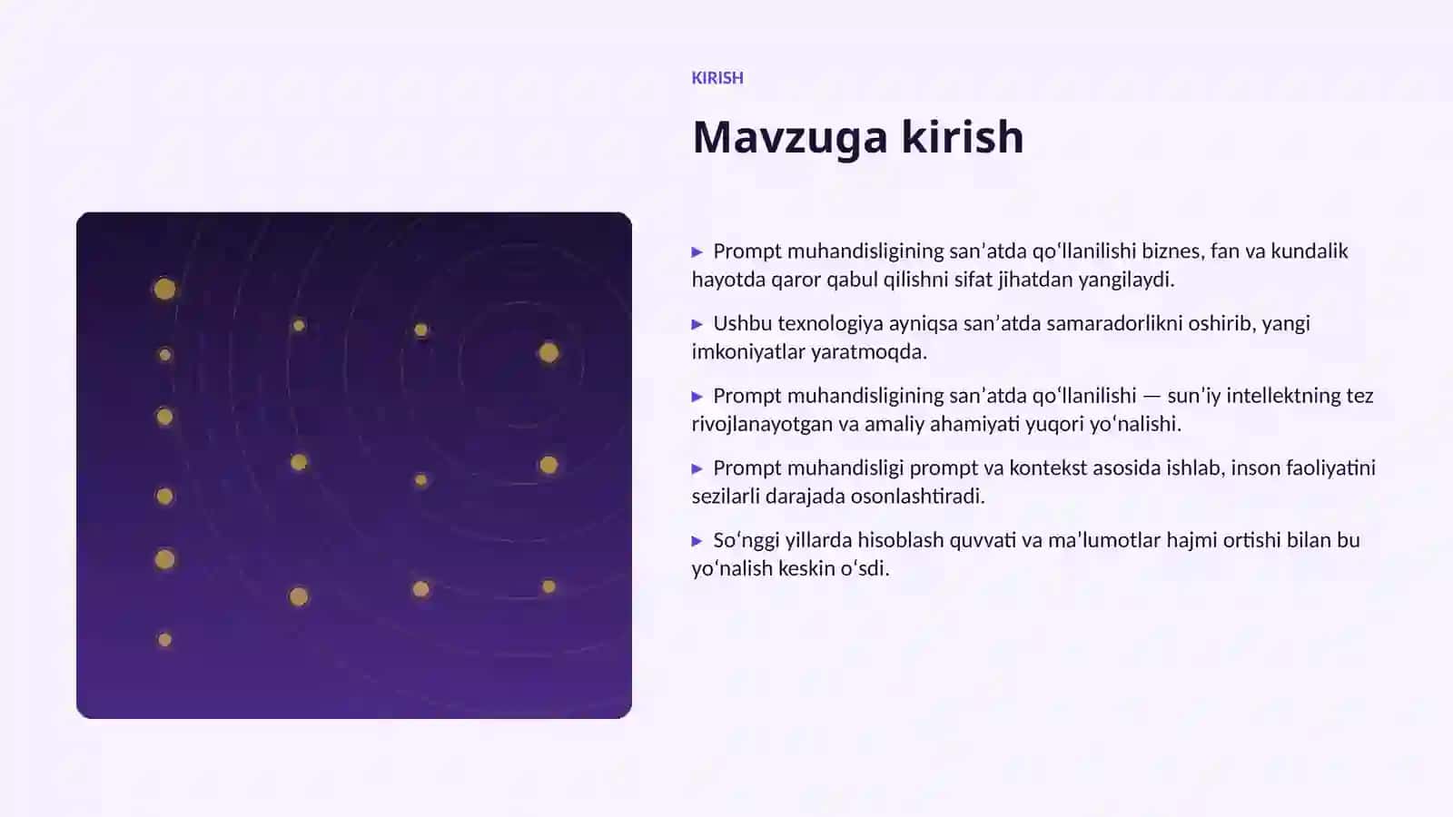 SUNʼIY INTELLEKT • PROFESSIONAL TAQDIMOT 3