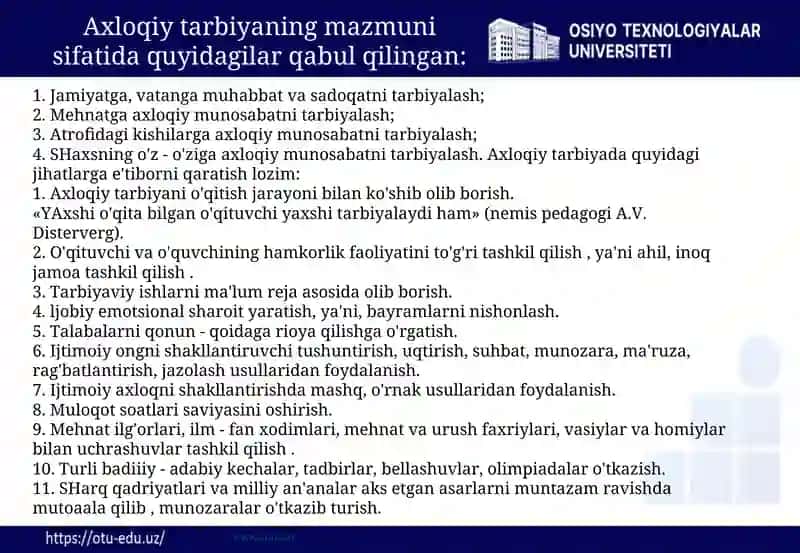 Ma`naviy – axloqiy tarbiya 3