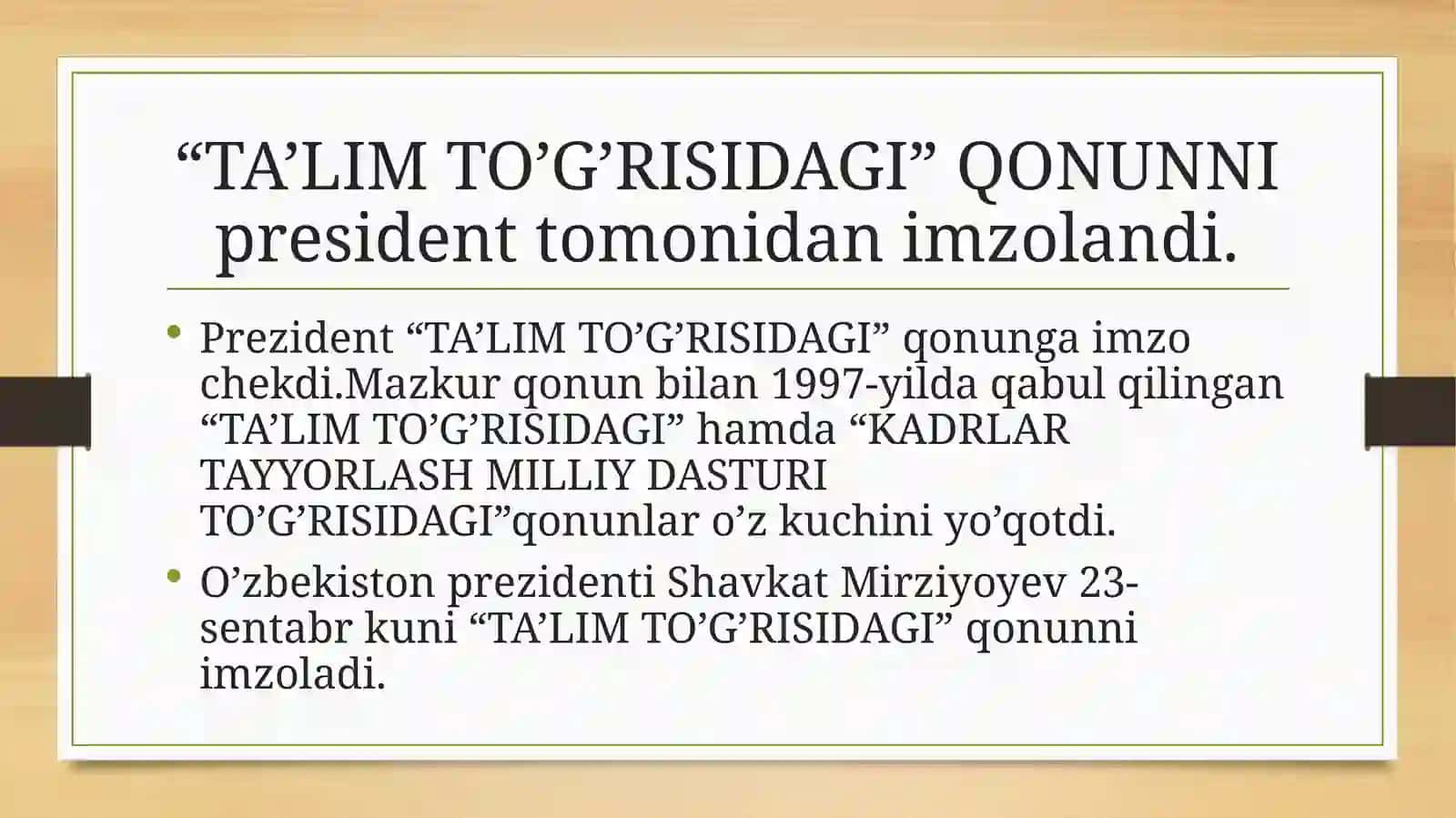 Ta’lim Tizimiva Turlari 3