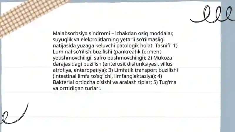 Malabsorbsiya sindromi 3