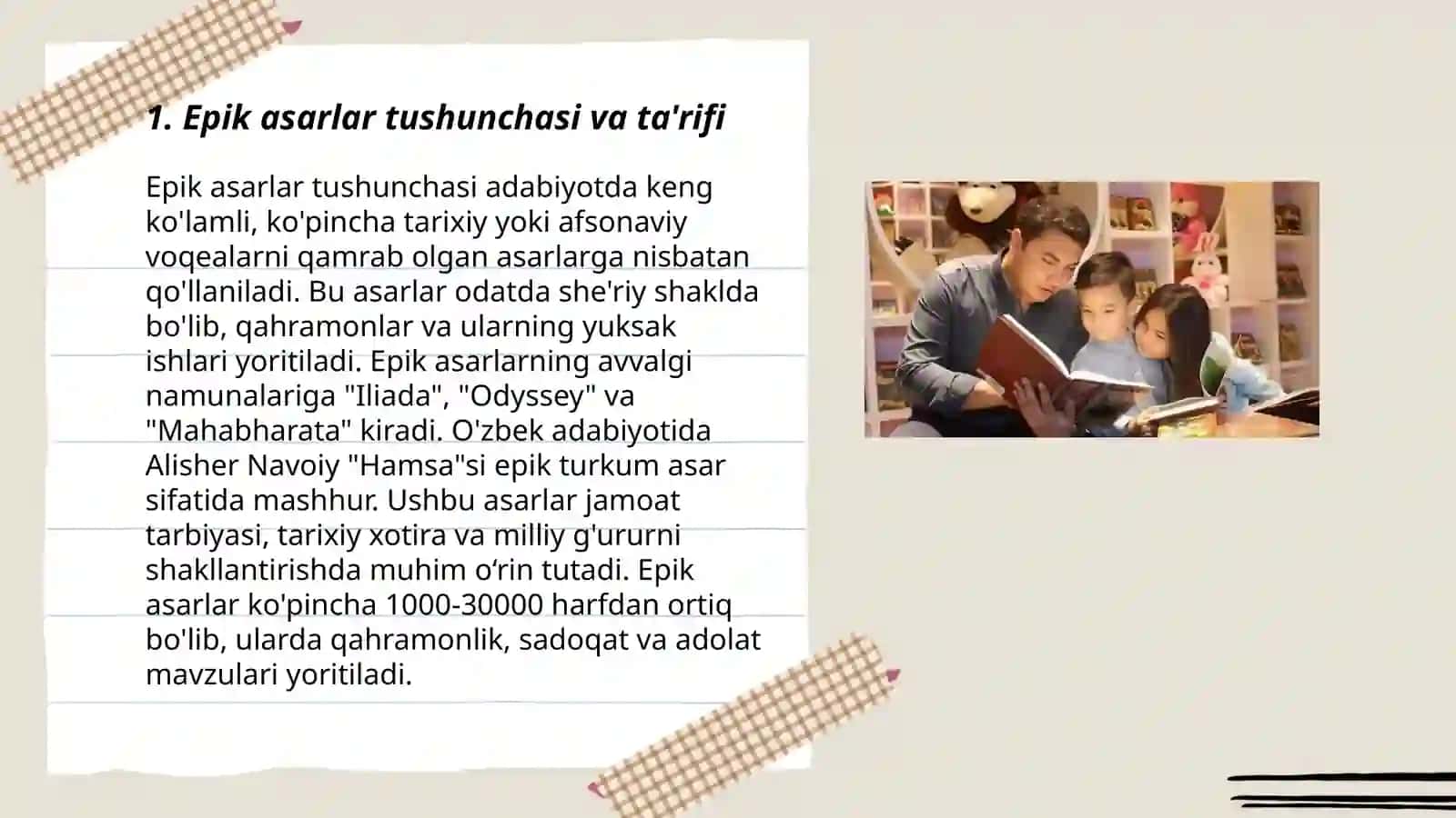Epik asarlar 3