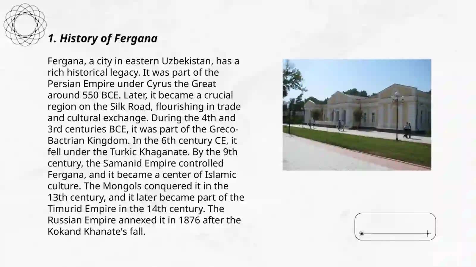 History of Fergana 3