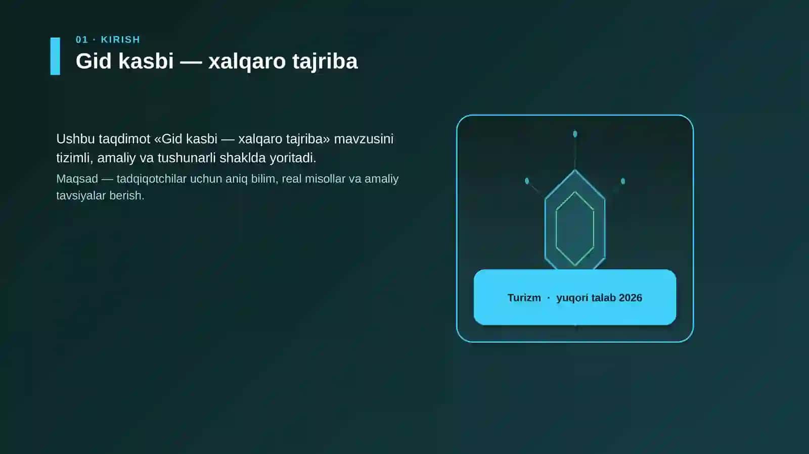 Gid kasbi — xalqaro tajriba 3