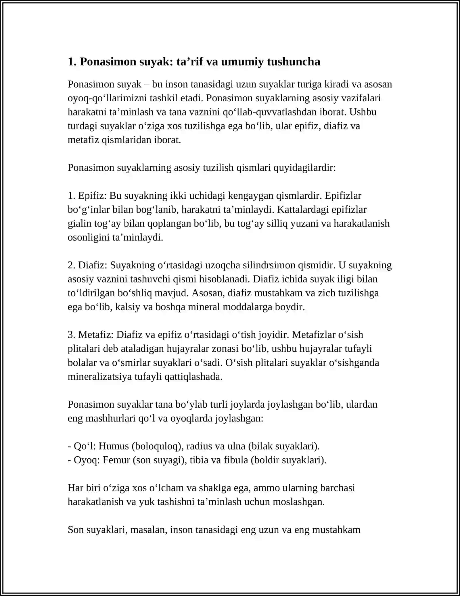 Ponasimon suyak 3