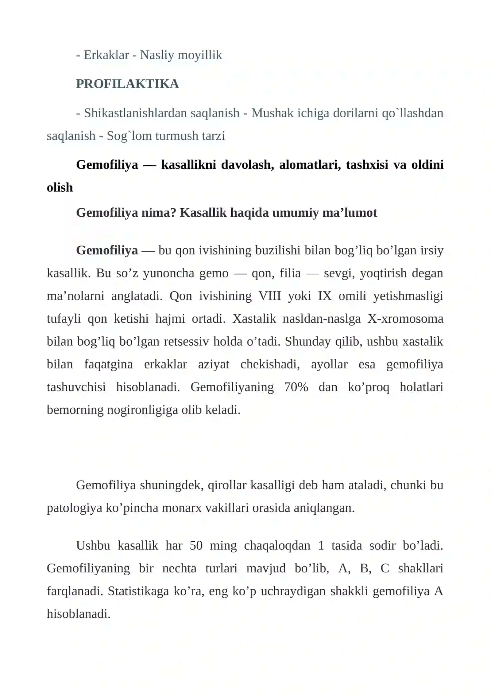 Gemofiliya 3