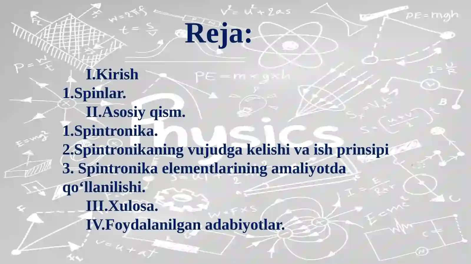 Spinli elektronika va uning elementlari 3