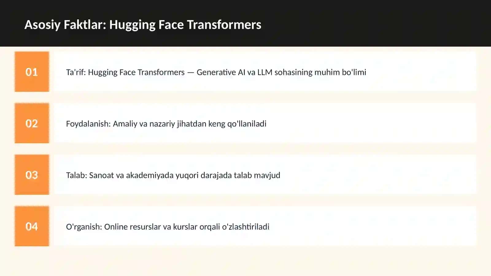 Hugging Face Transformers 3