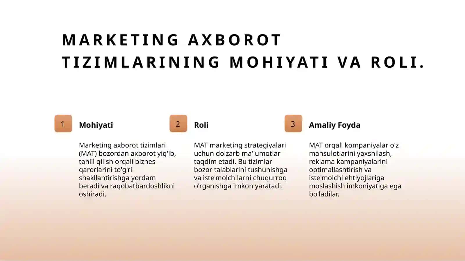 Marketing axborot tizimlari 3