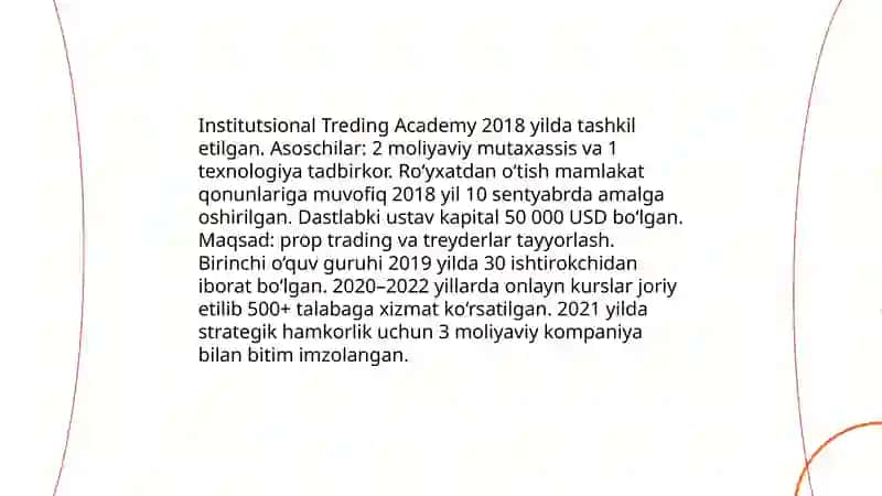 Institutsional Treding Academy 3
