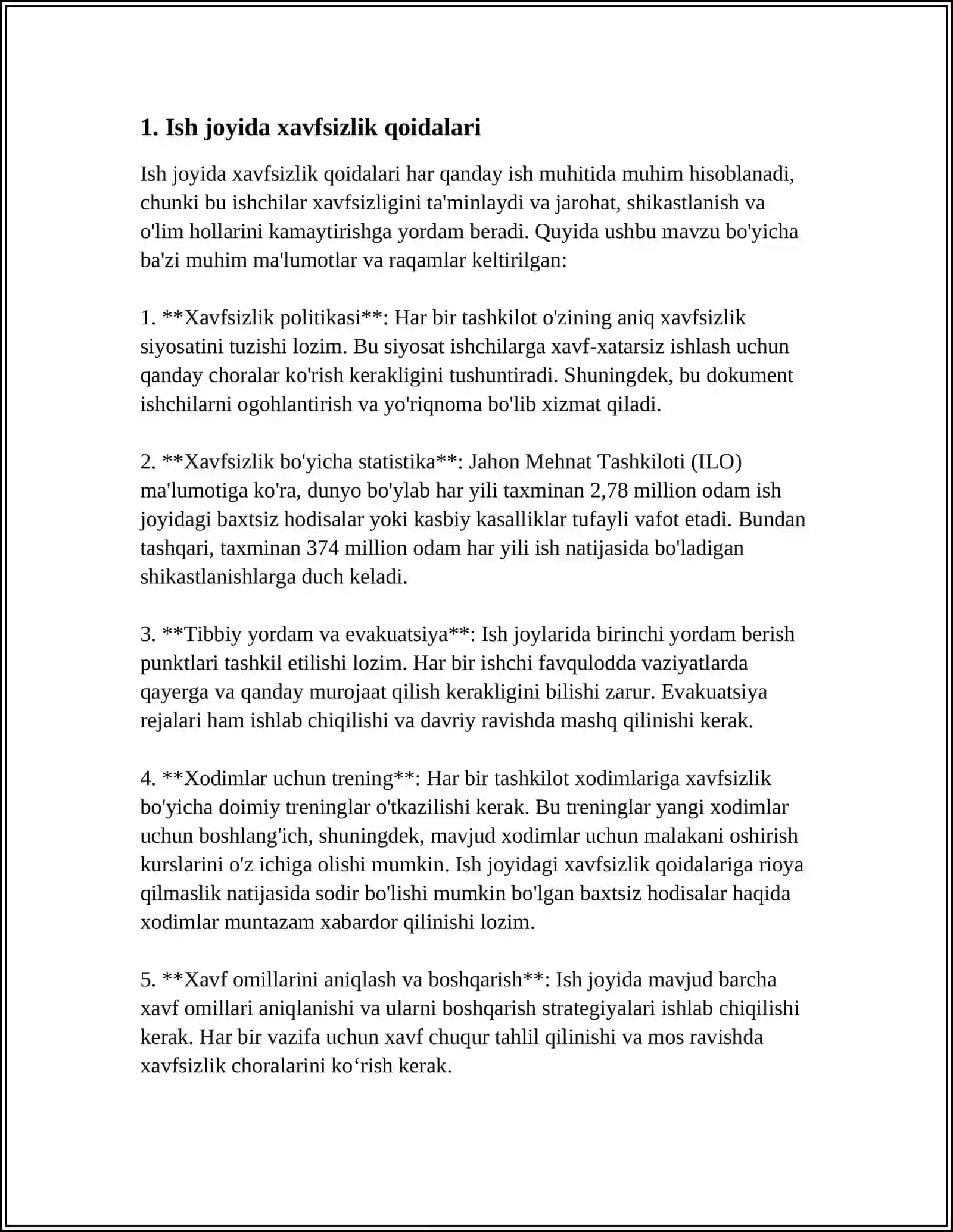 ISH JOYIDA TEXNIKA XAVFSIZLIGI 3
