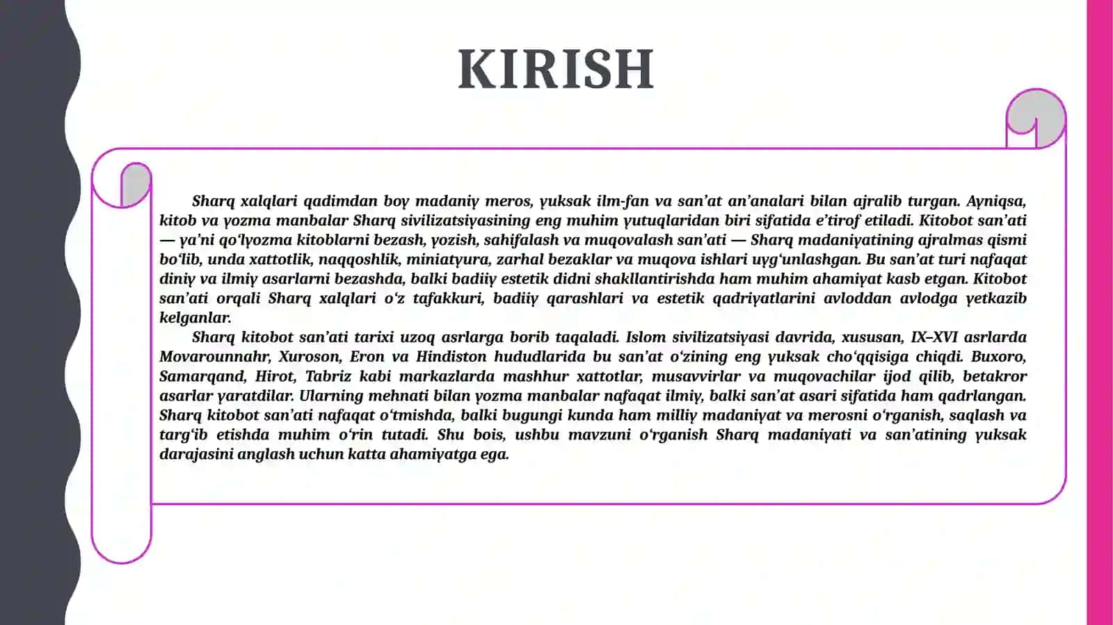 Sharq kitob otsan'ati tarixi 3
