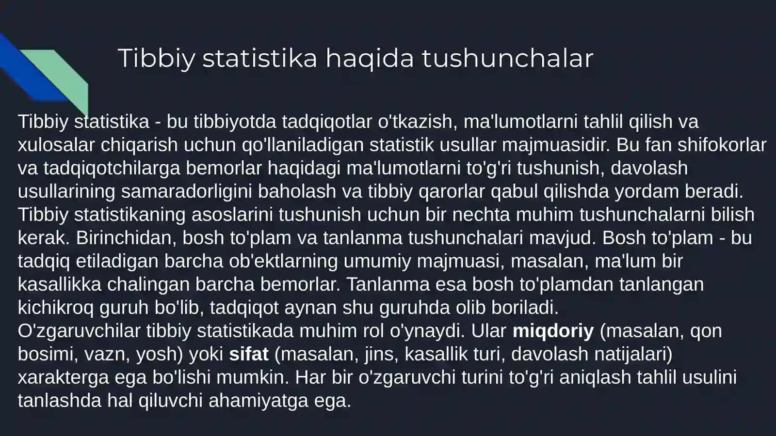 tibbiy statistika asoslari 3