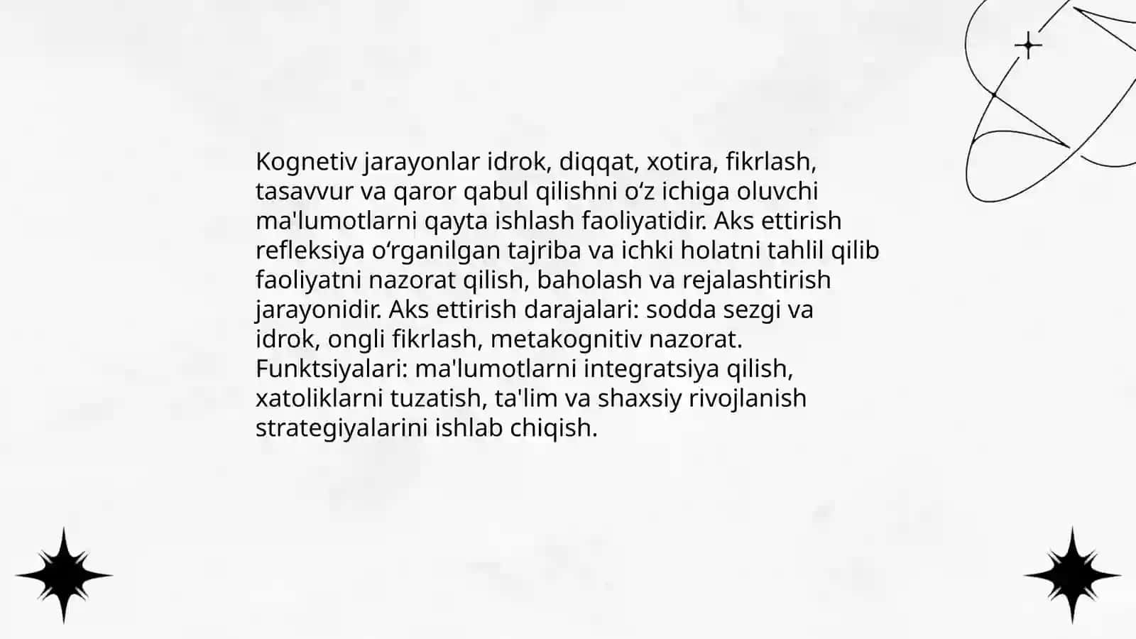 Kognetiv Jarayonlar 3