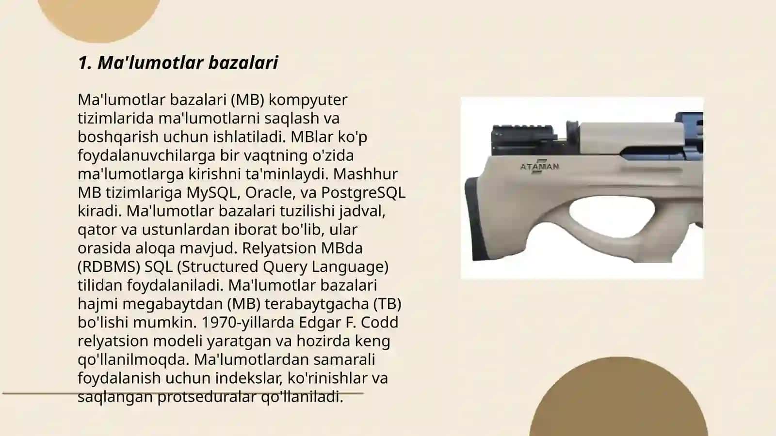 Ma'lumotlar bazalari 3