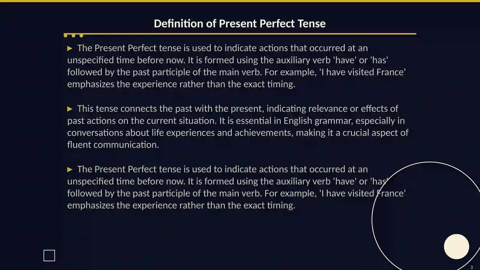 Present Perfect: ever and never 3