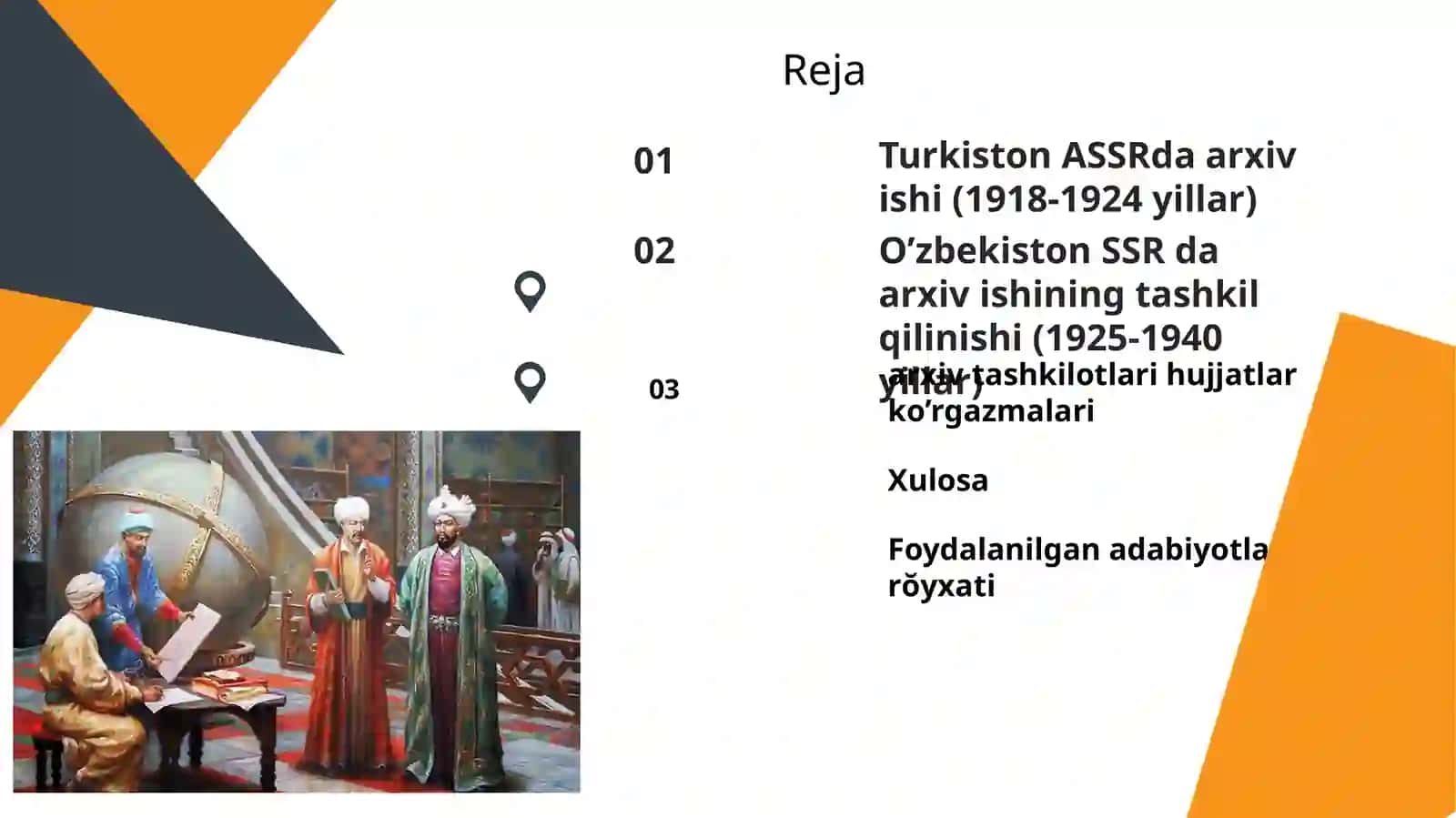 O'zbekiston Arxiv ishi tarixidan 3