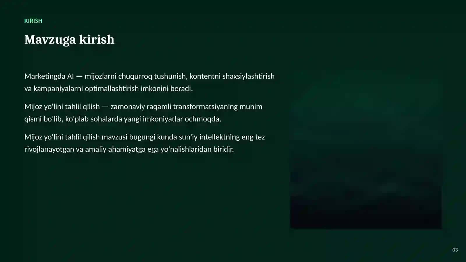 SUN'IY INTELLEKT • AI MARKETING VA SAVDODA 3