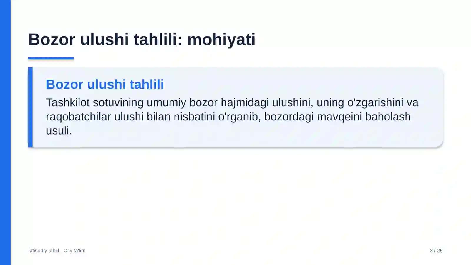 Gastronomik turizmda bozor ulushi tahlili 3