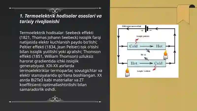 Termoelektrik hodisalar 3