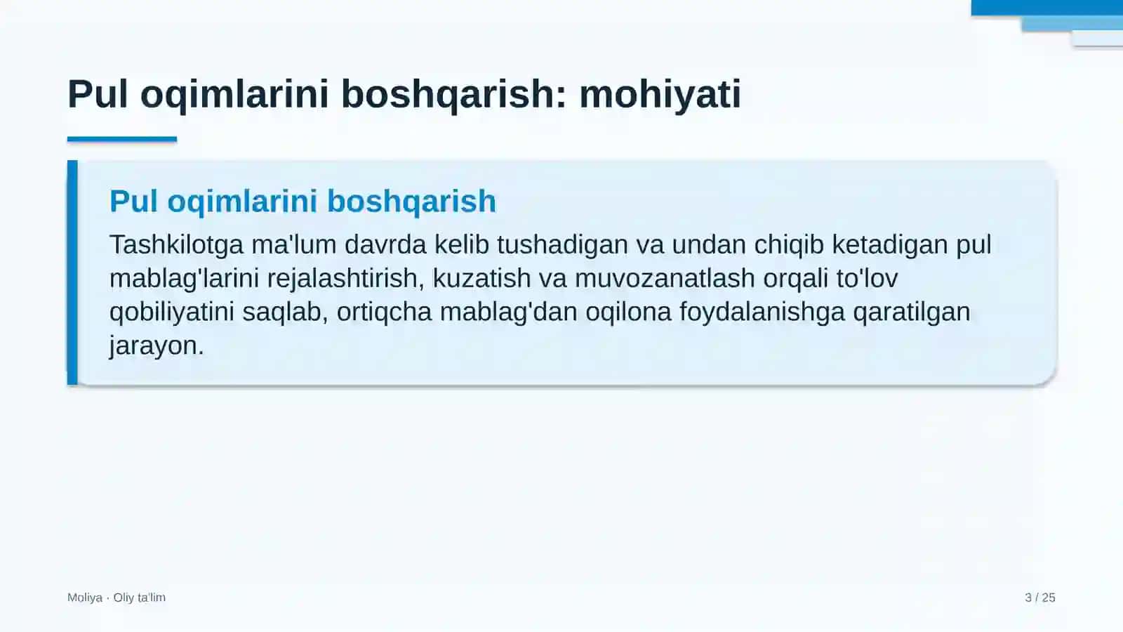 Ijtimoiy tarmoqlarda pul oqimlarini boshqarish 3