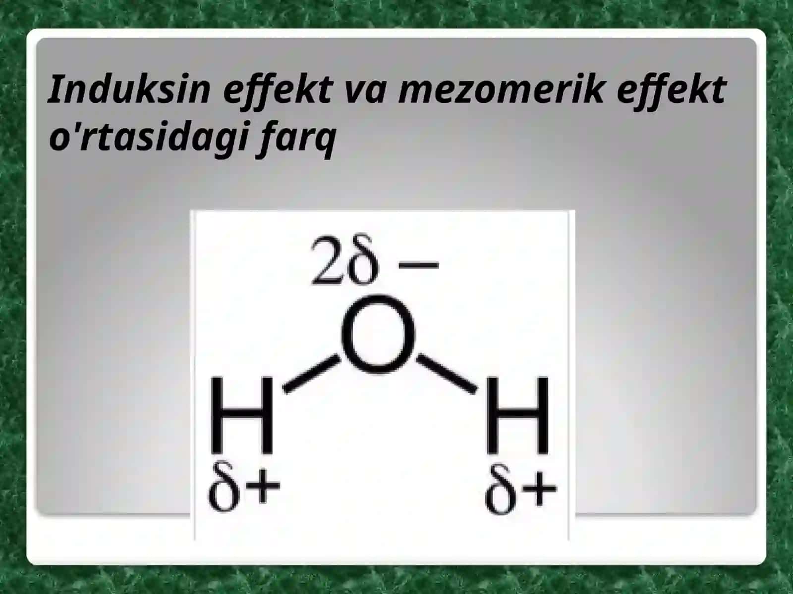Induksin va mezomer effekt 3