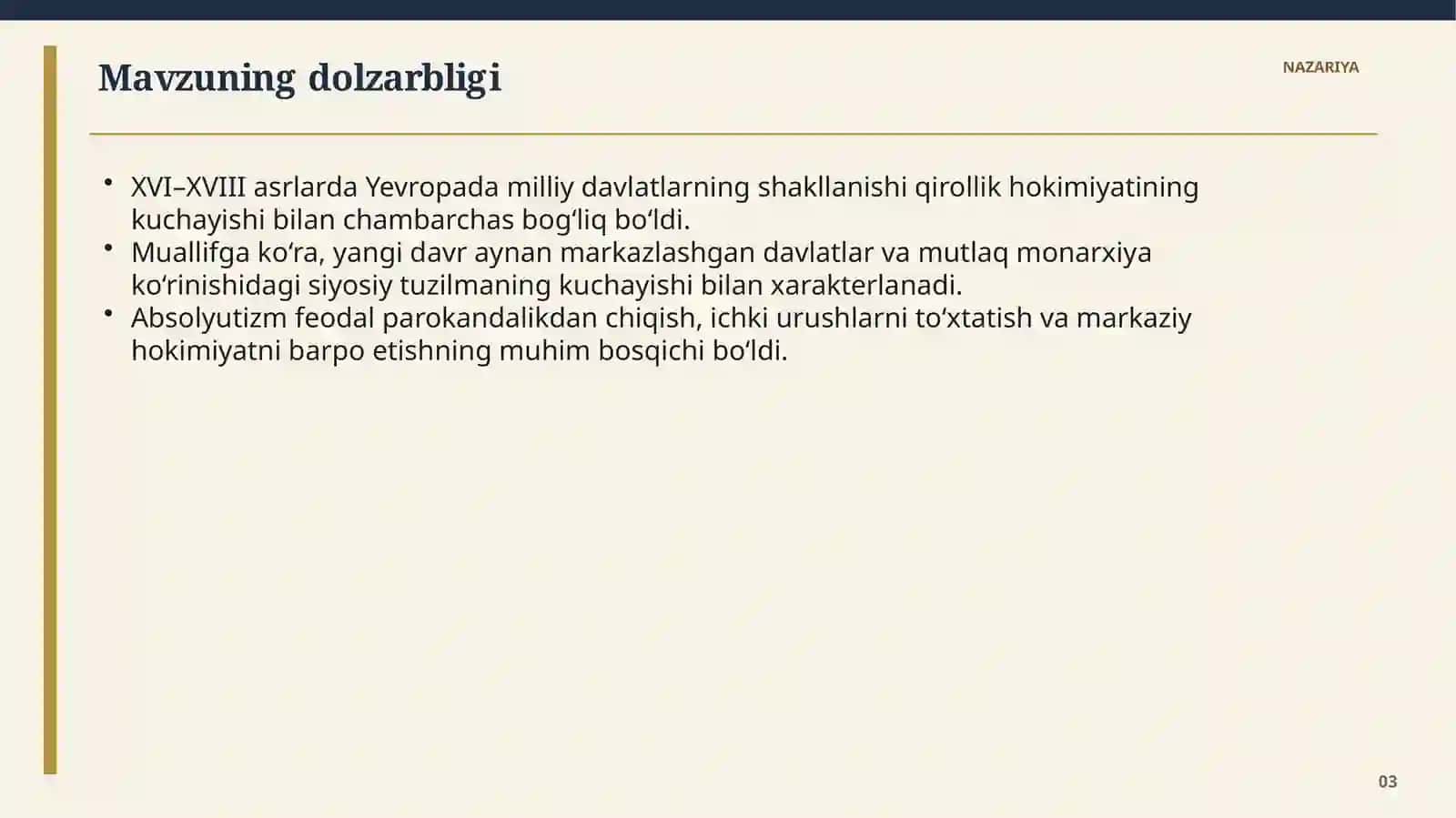 Absolyutizm 3