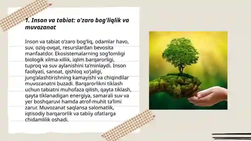 Inson va tabiat 3