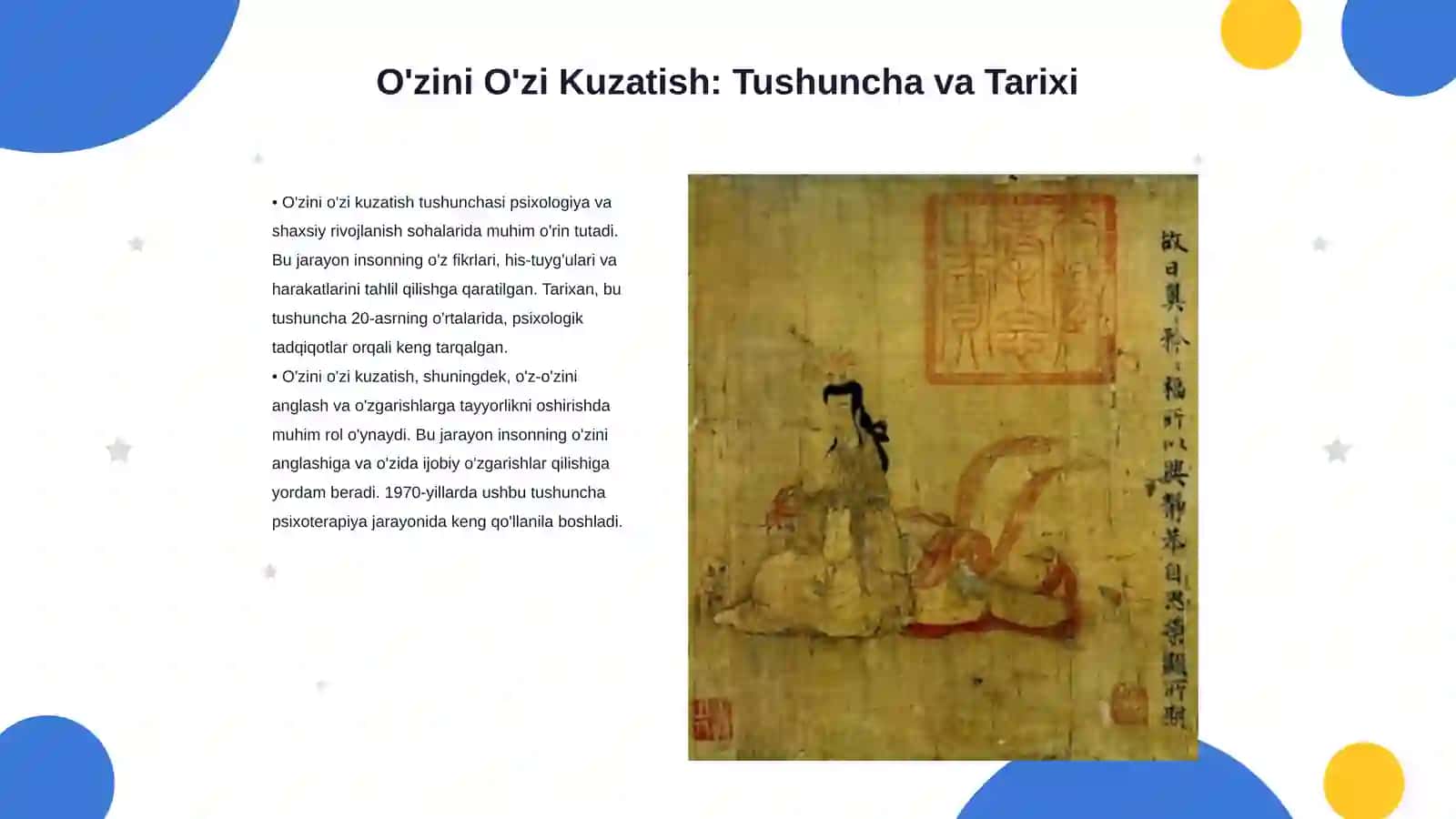 O'zini O'zi Kuzatish 3
