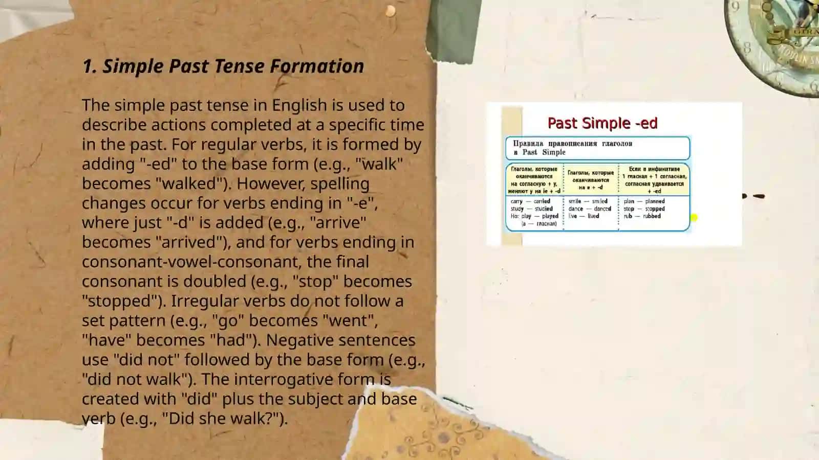 Past simple 3