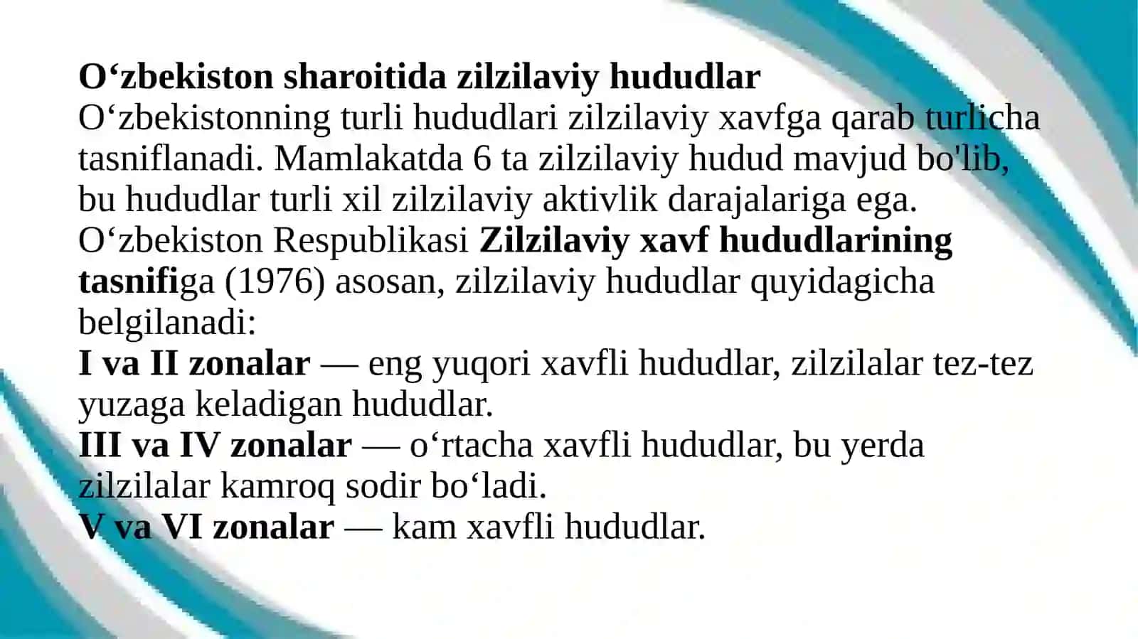 Ma'muriy binolarni pol qoplamalarini tanlash zilzilaviy hududlarda qurilish 3
