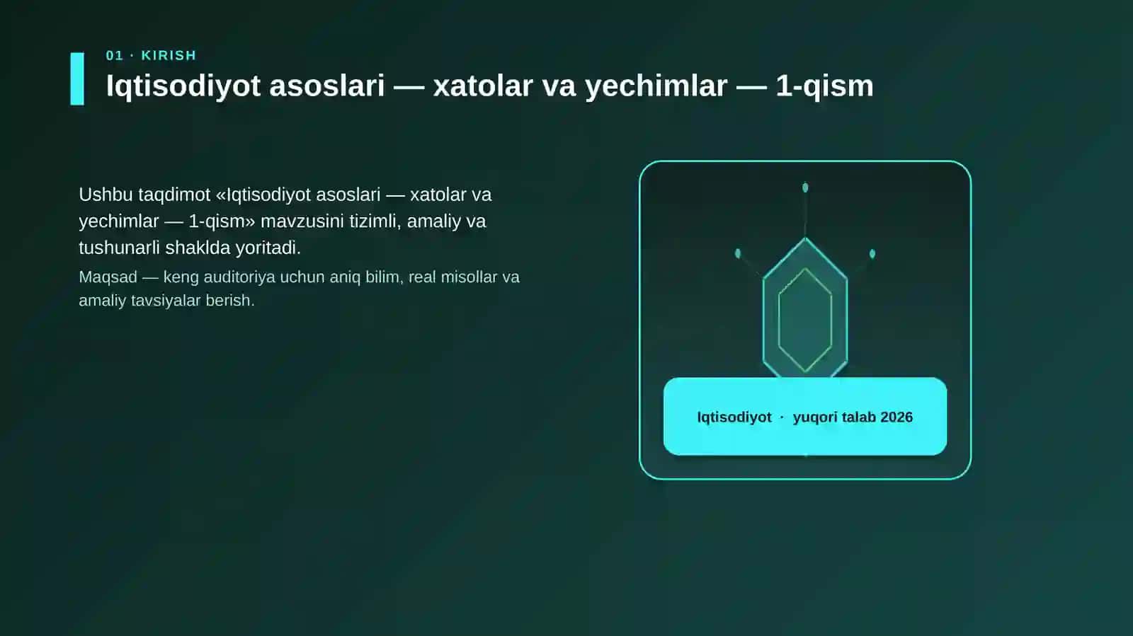 Iqtisodiyot asoslari — xatolar va yechimlar — 1-qism 3