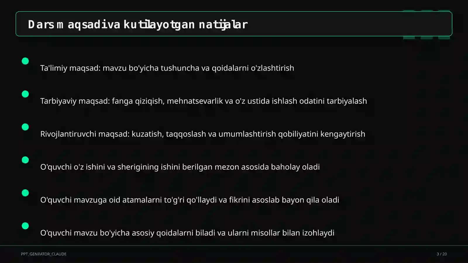 Diagramma va jadvallar bilan ishlash (4-sinf) 3