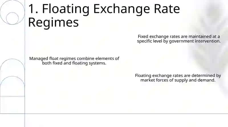 Exchange rate regimes 3