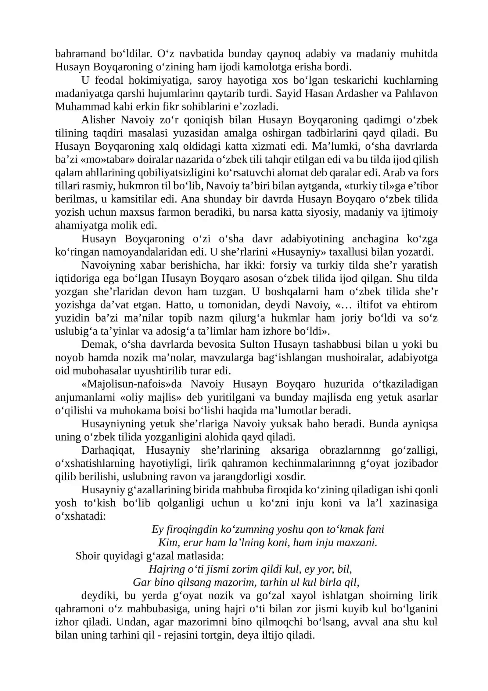 Husayn Boyqaro Haqida 3