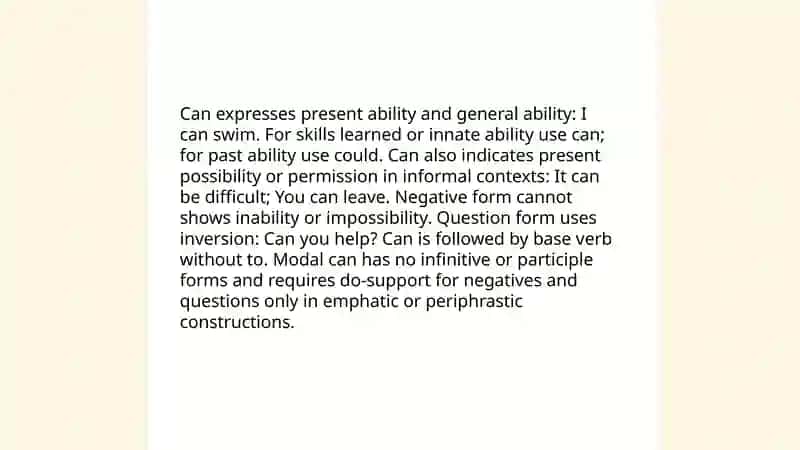 Modal verbs 3